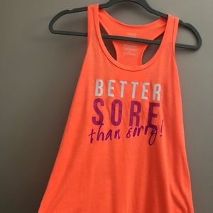 Orange Workout Tank